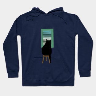 Fat cat longing Hoodie